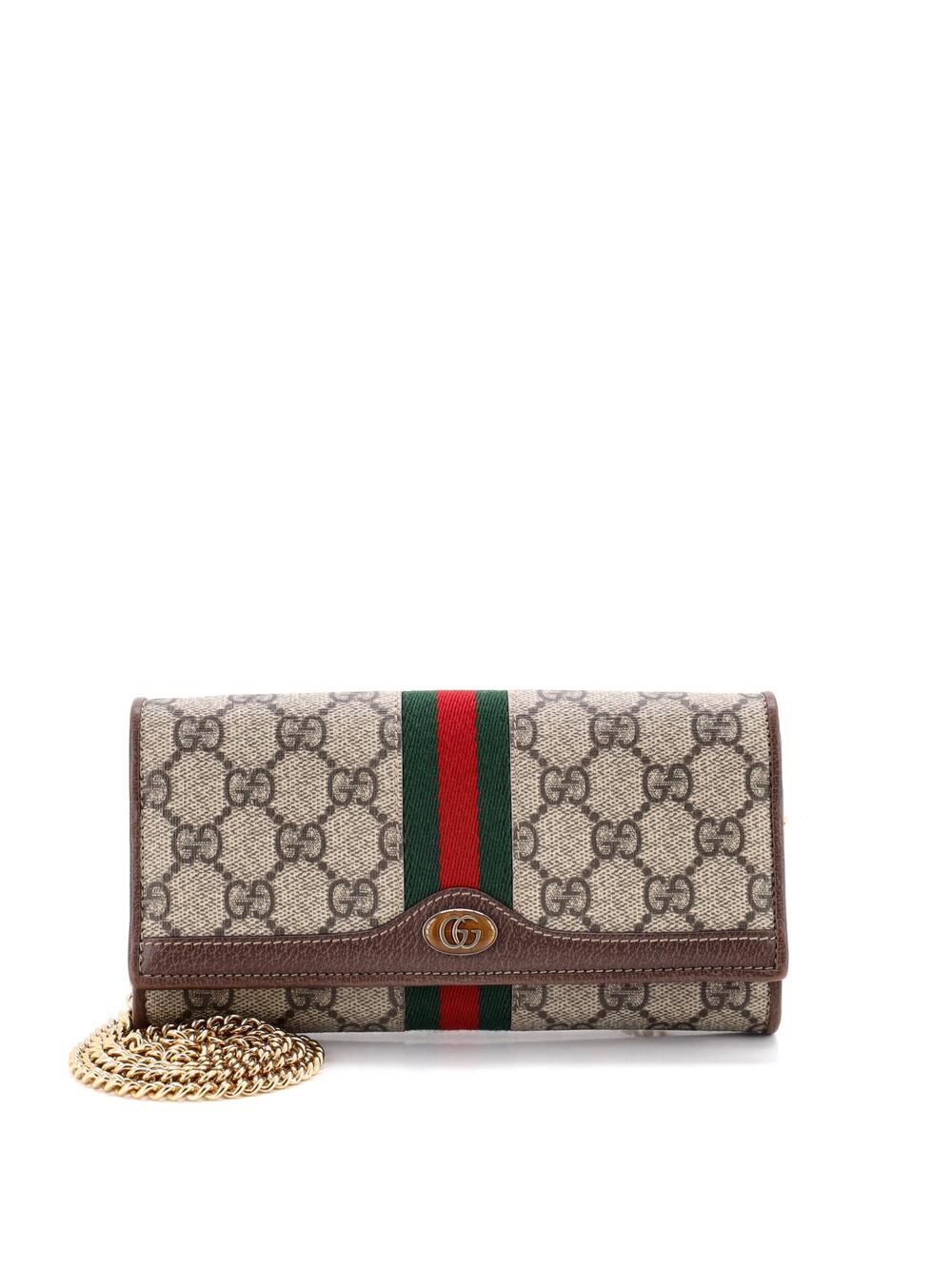 Gucci Ophidia Chain Wallet Gg Coated #322548G99B